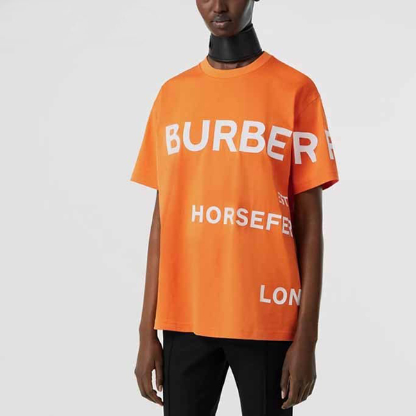 肌触り最高な バーバリー ホースフェリー オーバーサイズ Tシャツ 偽物 80546521