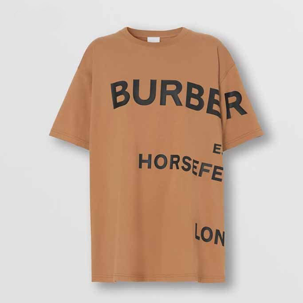 肌触り最高な バーバリー ホースフェリー オーバーサイズ Tシャツ 偽物 80546521