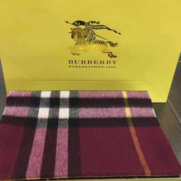 2019新作 ★Burberry バーバリー マフラーコピー★ カシミア100% マフラー レッド