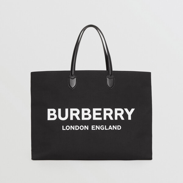 【BURBERRY】バーバリー キャンバストートバッグ コピー ロゴデティール 8009268