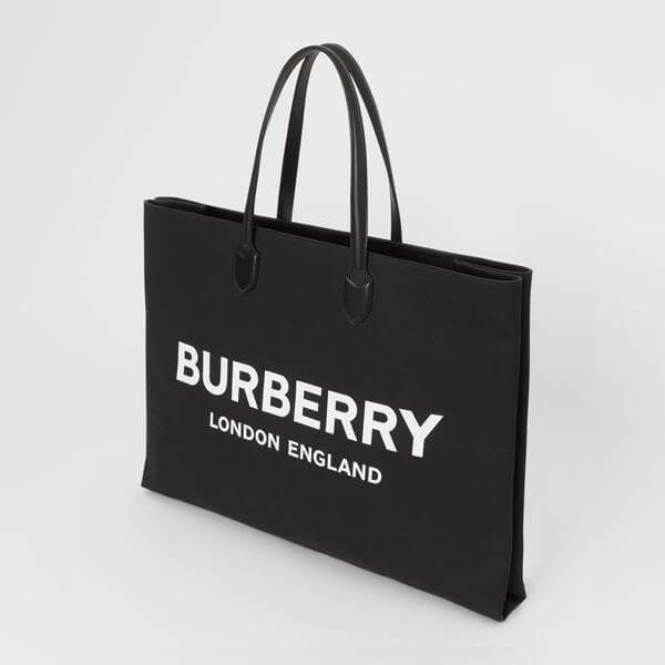 【BURBERRY】バーバリー キャンバストートバッグ コピー ロゴデティール 8009268