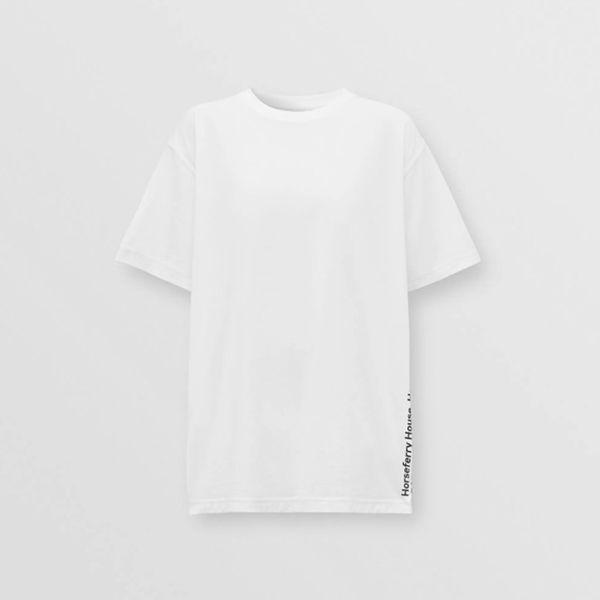 バーバリー Tシャツ 偽物 新作 コーディネートプリント Tシャツ80372921