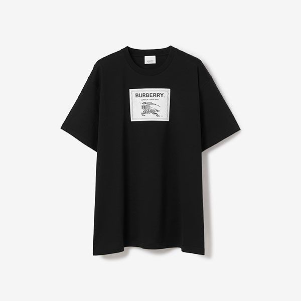 バーバリー 偽物 プロ―サムラベル コットンTシャツ 4色 80651871