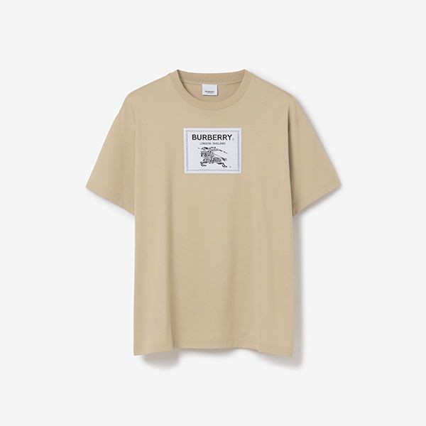 バーバリー 偽物 プロ―サムラベル コットンTシャツ 4色 80651871