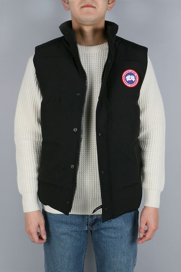 CANADA GOOSE (カナダグーススーパーコピー)/メンズ/GARSON VEST(ギャルソンベスト)/BLACK 622040030