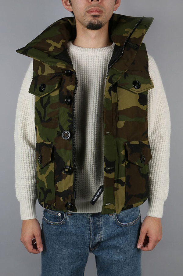 CANADA GOOSE (カナダグーススーパーコピー)/メンズ/MONTREAL VEST(モントリオール)/CLASSIC CAMO 622040033