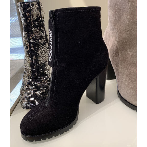 ジミー チュウ 偽物 スニーカー 破格☆サイズ限定ロゴ付ブーティ Brayden95 Jimmy Choo