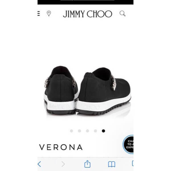 ジミー チュウ 偽物 スニーカー (最新もセールで欲しい)履きやすさ抜群VERONA/Black