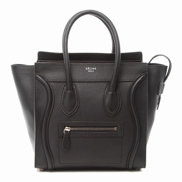 セリーヌ MICRO LUGGAGEボックス型ハンドバッグ 16779 3LUG 38NO