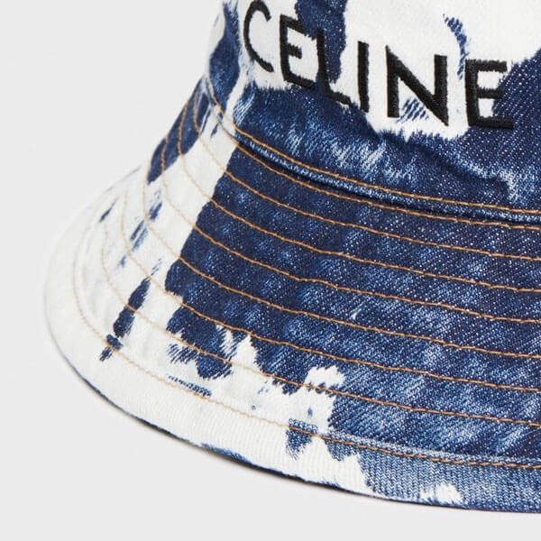​セリーヌ キャップ コピー 21SS/新作◇バケットハット ブリーチデニム 2AUD2651M.08CB