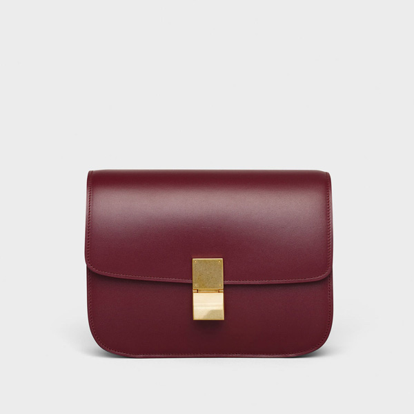 セリーヌスーパーコピー ミディアム クラシック BURGUNDY 19年春夏 189173DLS.28BD