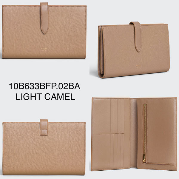 セリーヌ 財布 コピーセリーヌ【入手困難】人気STRAP WALLET Lサイズ 長財布 パスポート 10B633BFP