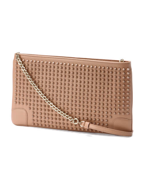 クリスチャン ルブタンコピー 14/15年秋冬新作カーフスキン　ショルダー付 クラッチバッグLOUBIPOSH CLUTCH CALF PARIS/SPIKES 3120508 BG4W