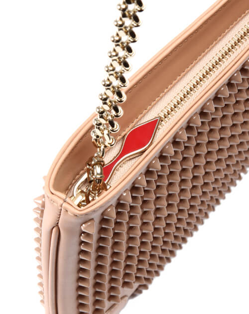 クリスチャン ルブタンコピー 14/15年秋冬新作カーフスキン　ショルダー付 クラッチバッグLOUBIPOSH CLUTCH CALF PARIS/SPIKES 3120508 BG4W