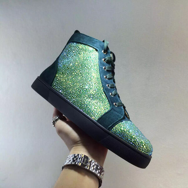 16新作 LOUBOUTIN ルブタンコピー LOUIS STRASS ルイス メンズスニーカ 3100592E019