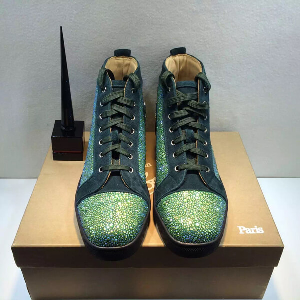 16新作 LOUBOUTIN ルブタンコピー LOUIS STRASS ルイス メンズスニーカ 3100592E019