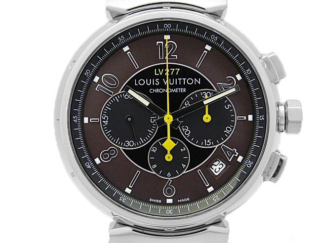 ルイヴィトン タンブール LV277 Q1141 エルプリメロ クロノグラフ メンズ