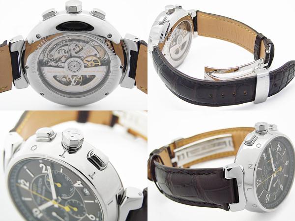 ルイヴィトン タンブール LV277 Q1141 エルプリメロ クロノグラフ メンズ