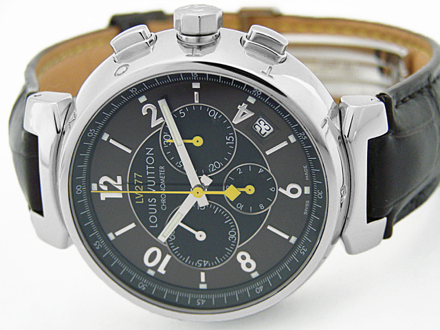 ルイヴィトン タンブール LV277 Q1141 エルプリメロ クロノグラフ メンズ