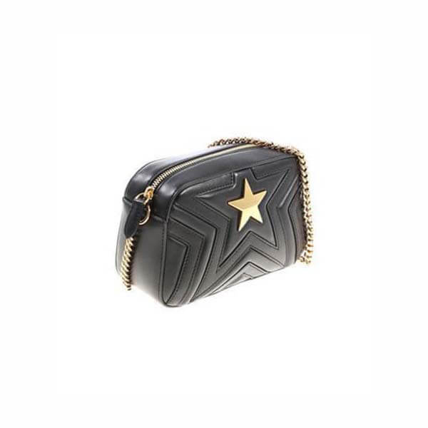 ステラ マッカートニー 偽物 バッグ Stella McCartney ACROSSBODY BAG 500994 W8214 1000 BLACK/GOLD