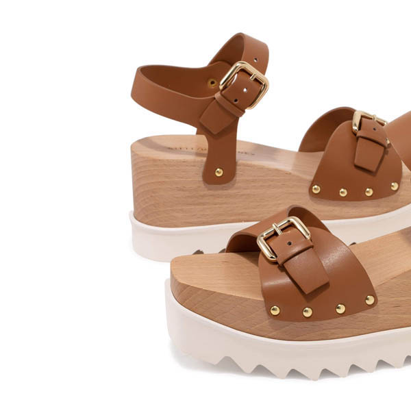 ステラマッカートニー サンダル コピー 21SS◆Stella McCartney◆Elyse プラットフォームサンダル Cuoio 800317W1DX02501