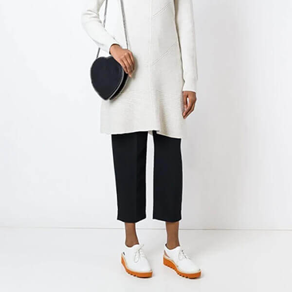 ステラ マッカートニー 偽物 バッグ【STELLA MCCARTNEY】Falabella ハート クロスボディ バッグ