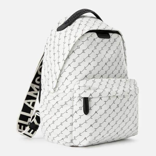 ステラ マッカートニー 偽物 バッグ Stella McCartney★ Falabella バックパック モノグラム white