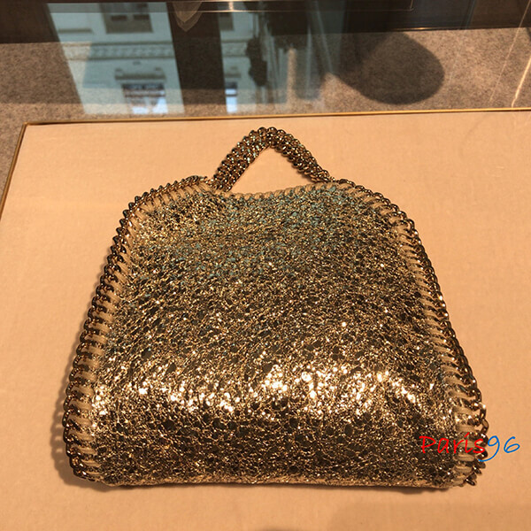 超レア!!ステラ マッカートニー 偽物 バッグ[Stella McCartney]ファラベラ タイニートート Goldラメ