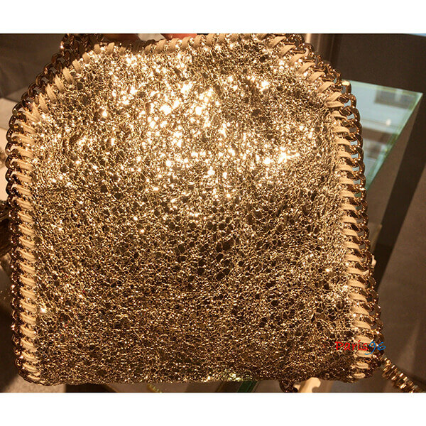 超レア!!ステラ マッカートニー 偽物 バッグ[Stella McCartney]ファラベラ タイニートート Goldラメ