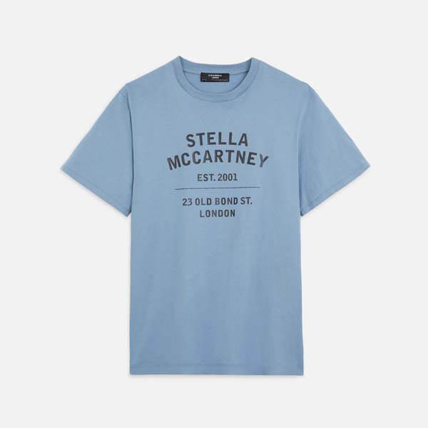 【ステラマッカートニー Tシャツ 偽物】23 OBS オーガニックコットンTシャツ 601849SMP861000