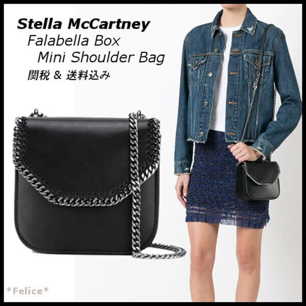 ステラ マッカートニー 偽物 バッグ Stella McCartney＊Falabella Box Mini Shoulder Bag