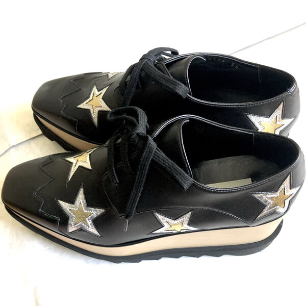 ステラマッカートニー エリスシューズ 偽物【Stella McCartney】ELYSE エリス スターシューズ