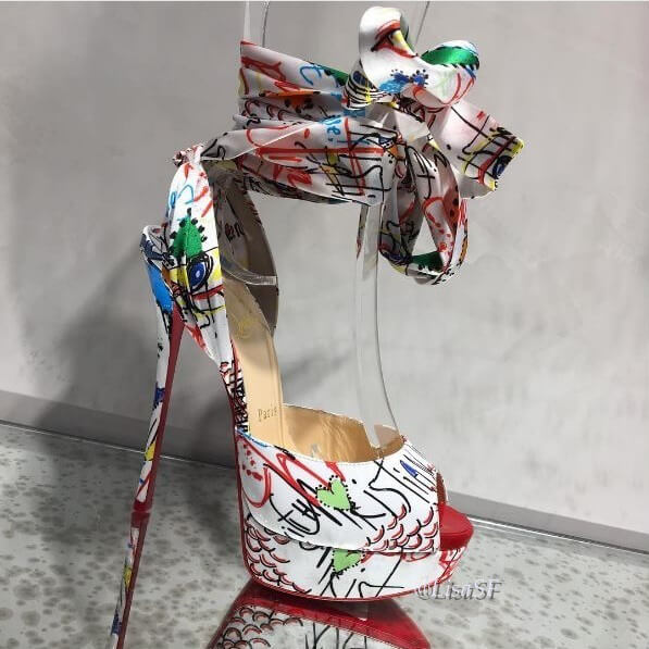 18SS未入荷☆CHRISTIAN LOUBOUTIN クリスチャンルブタンスーパーコピー ☆リボンパンプスもPOPに Jersey Vamp