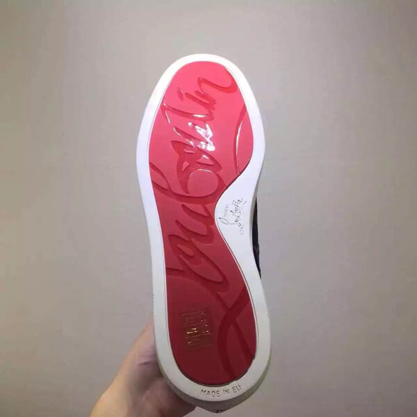 16新作 Christian Louboutin クリスチャン ルブタンコピー LOUIS レオパードストーンスニーカー 1150109M154
