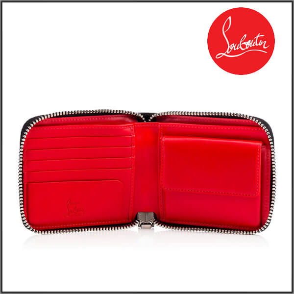Christian Louboutin 18SS クリスチャン ルブタンスーパーコピー★パネットーネZIPコンパクト財布 1165050B105