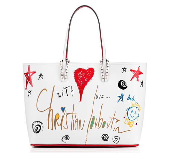 18SS 新作 クリスチャン ルブタンコピー CHRISTIAN LOUBOUTIN CABATA TOTE BAG ☆ 爽やか白！☆11850103047