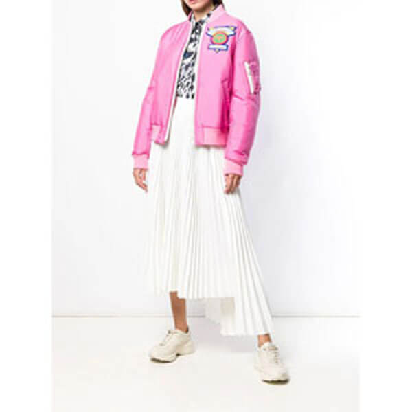 グッチ 偽物 コート グッチ MA-1★素敵！Appliqued satin shell bomber Jacket