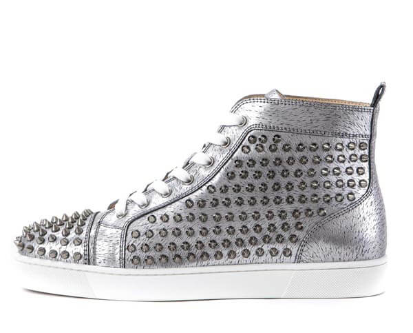 クリスチャン ルブタンコピー Christian Louboutin 16SS LOUIS FLAT LAMINATO ANIMAL/SPIKES 11 60153 S014