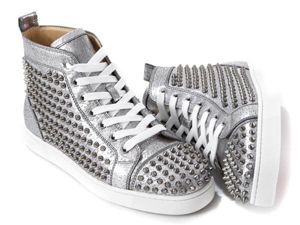 クリスチャン ルブタンコピー Christian Louboutin 16SS LOUIS FLAT LAMINATO ANIMAL/SPIKES 11 60153 S014