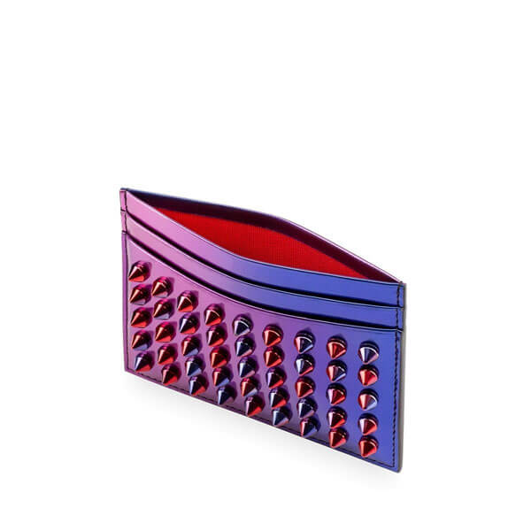 クリスチャン ルブタン カードケースコピー Christian Louboutin★キオススカラベ子牛革カードケース