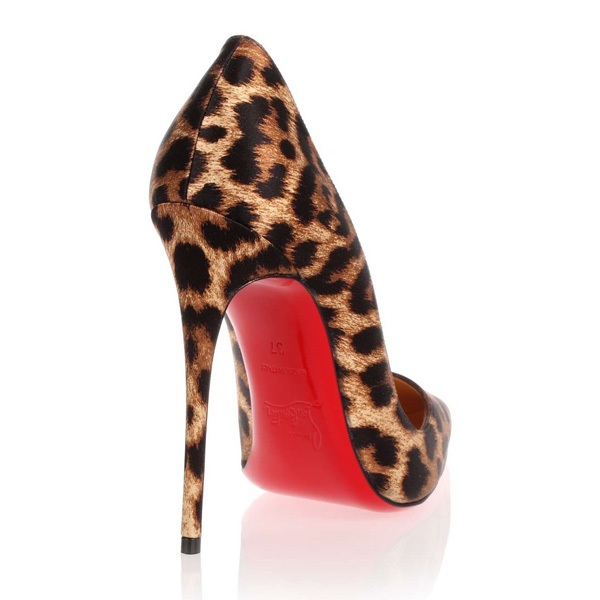 18SS 新作大人気 クリスチャン ルブタンコピー CHRISTIAN LOUBOUTIN★So Kate レオパードサテン 120mm