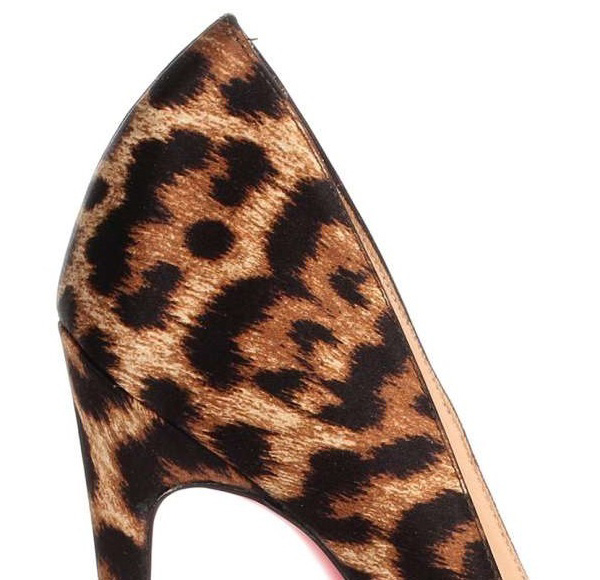 18SS 新作大人気 クリスチャン ルブタンコピー CHRISTIAN LOUBOUTIN★So Kate レオパードサテン 120mm