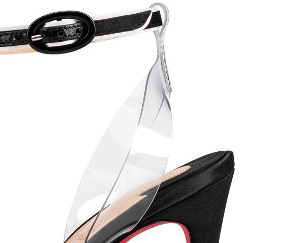 19SS未入荷☆ルブタンコピー Christian Louboutin☆ビジューリボン Naked Bow サンダル 黒