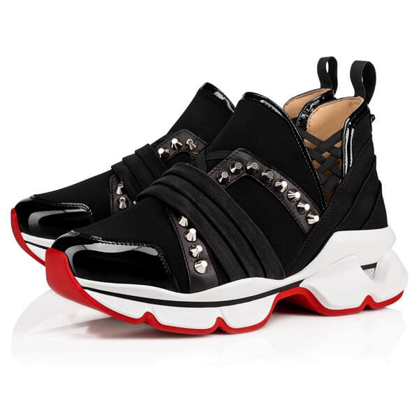 21SS ルブタン スニーカー 偽物 クリスチャン ルブタン Christian Louboutin 123 Run 30 mm 1191326BK01