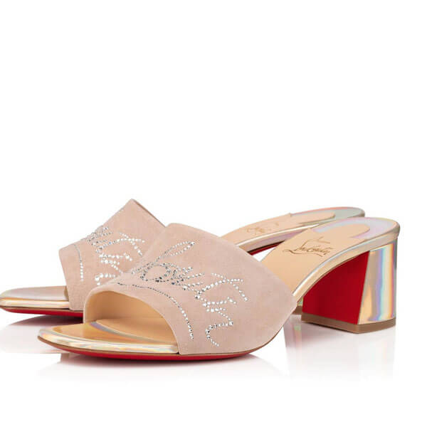 未入荷★ルブタン ミュール コピー Christian Louboutin Dear Home 55 mm ミュール ピンク