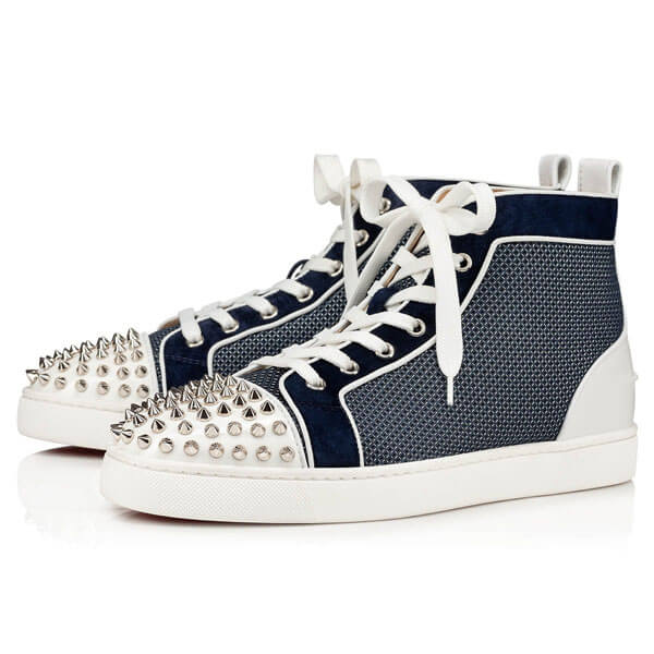 SS20☆ルブタン スニーカー 偽物☆Christian Louboutin Lou Spikes Orlato ハイカットスニーカー
