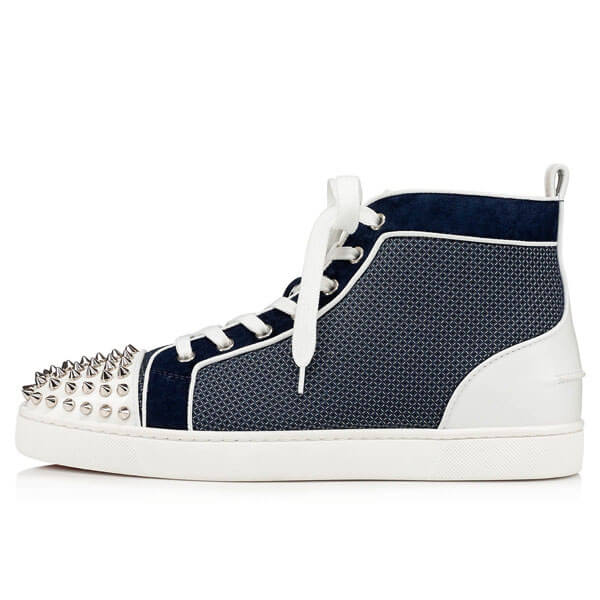 SS20☆ルブタン スニーカー 偽物☆Christian Louboutin Lou Spikes Orlato ハイカットスニーカー