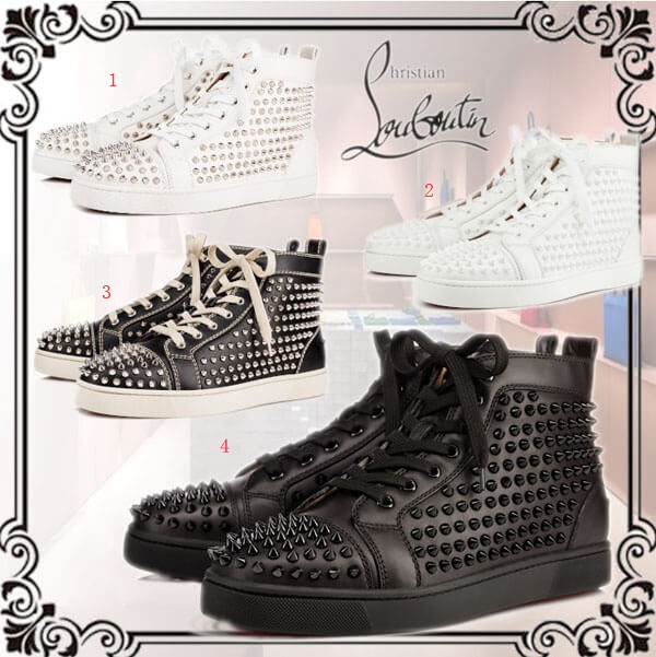 20SS*新作クリスチャンルブタン スニーカー 偽物*Christian Louboutin Louis Spikes*スニーカー 4色