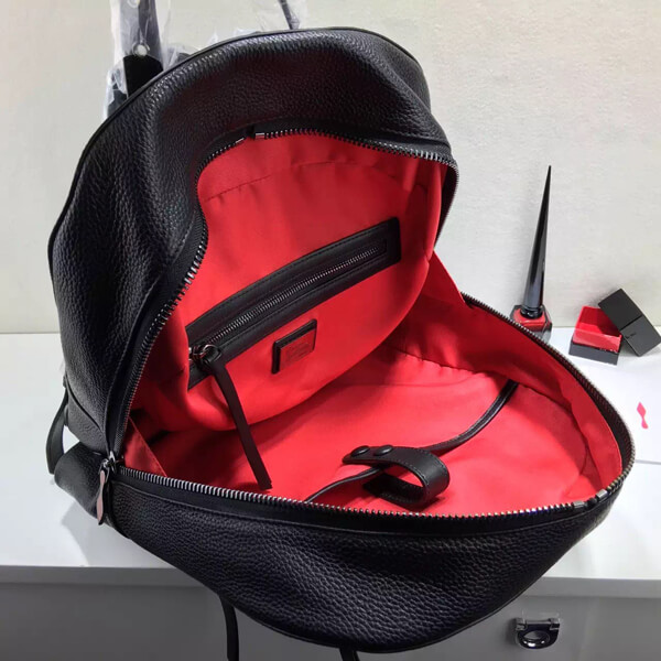 16新作 VIPセール★ルブタンコピー★☆ALIOSHA Backpack☆CALF RANCH ブラック