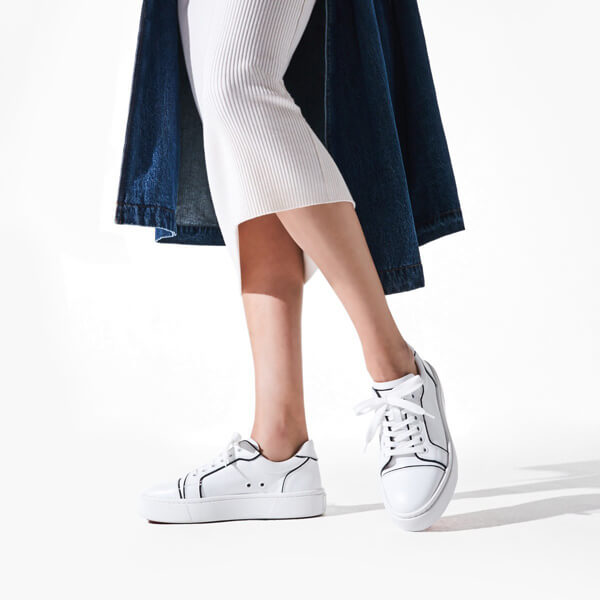 ∞∞ルブタン スニーカー コピー Christian Louboutin ∞∞ Vieirissima leather 1201181Q254